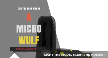 Vaping Wax in a Micro Wulf: Is It Possible and Safe?