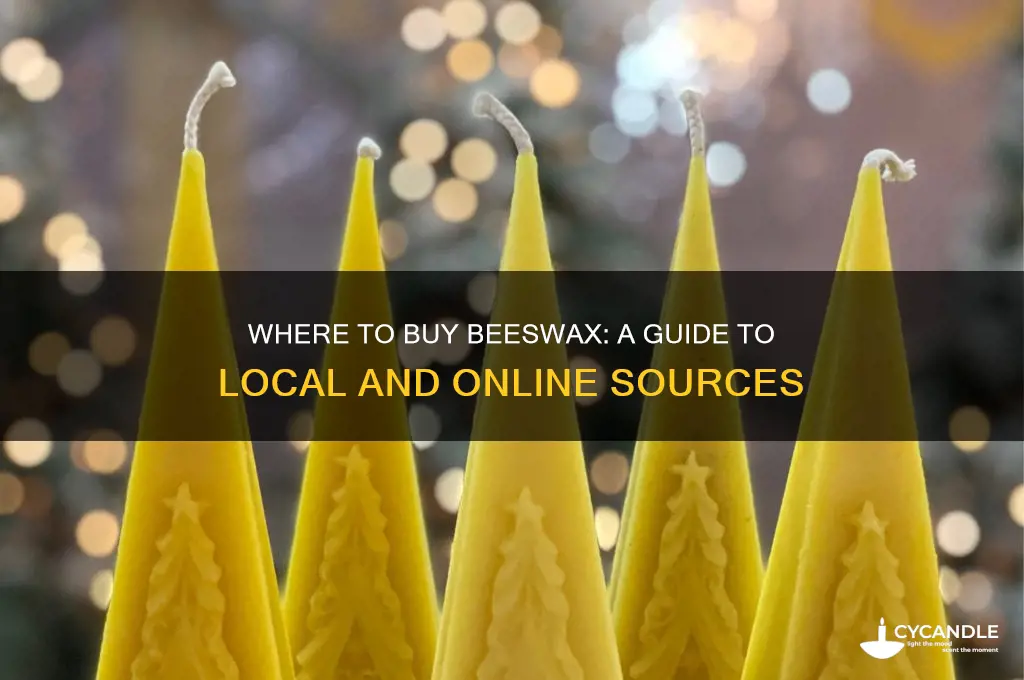 can you walk in a store and buy beeswax