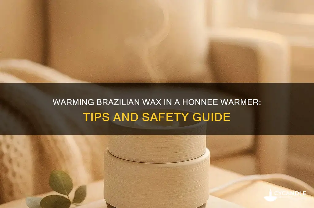 can you warm brazilian wax in honee warmer