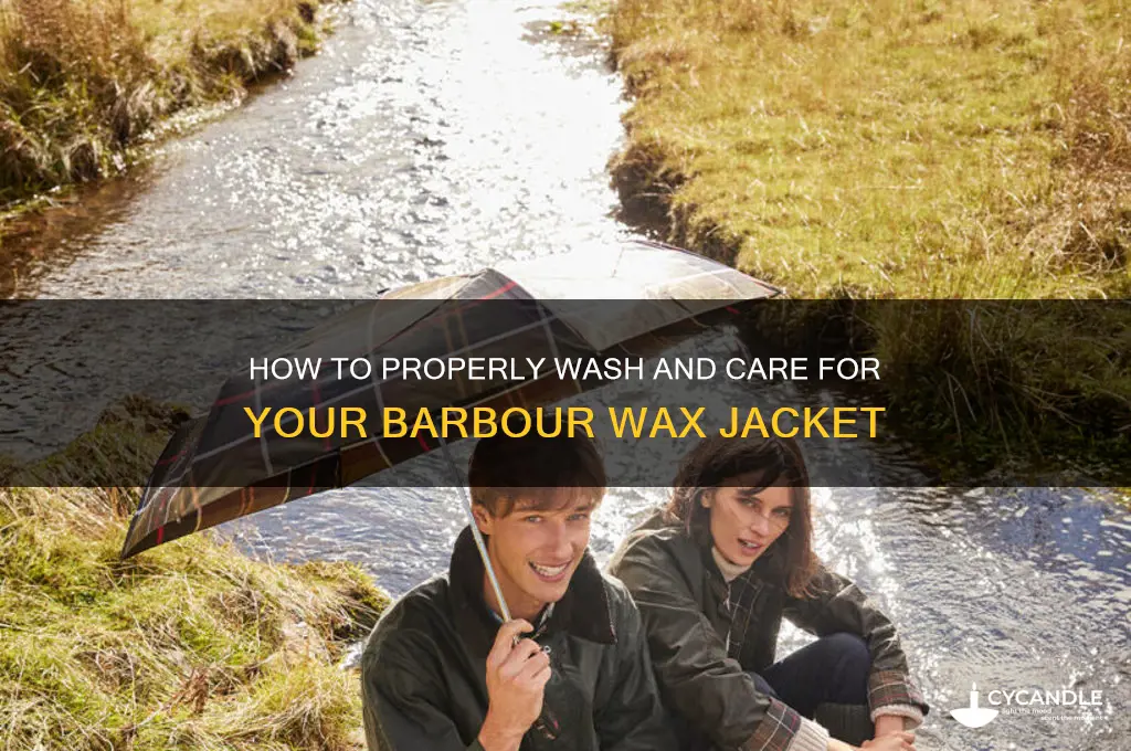can you wash a barbour wax jacket