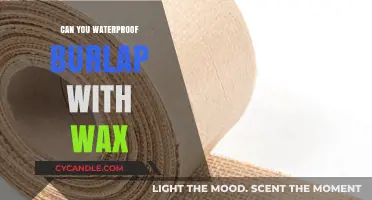 Waterproofing Burlap with Wax: A DIY Guide for Durable Fabric
