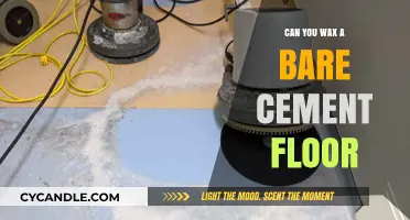 Waxing Bare Cement Floors: Is It Possible and How to Do It