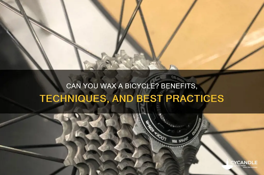 can you wax a bicycle