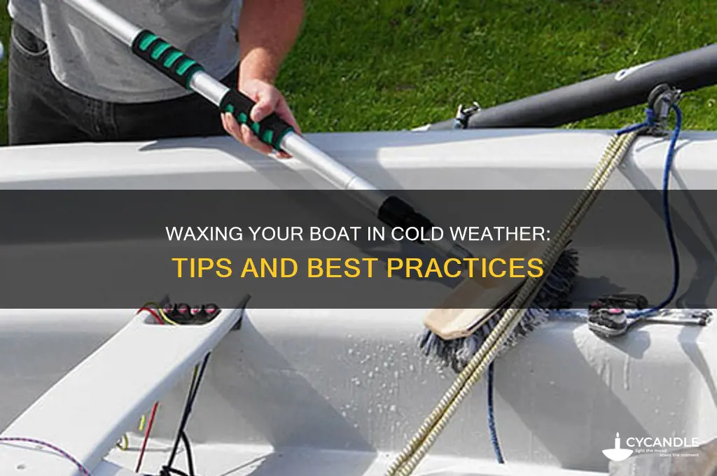 can you wax a boat in cold weather
