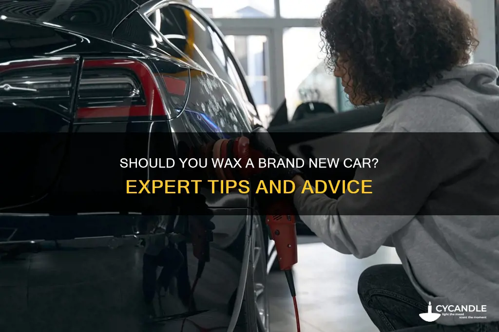 can you wax a brand new car