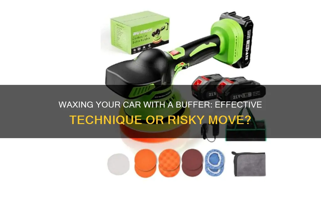 can you wax a car with a buffer