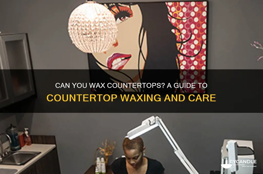 can you wax a countertop