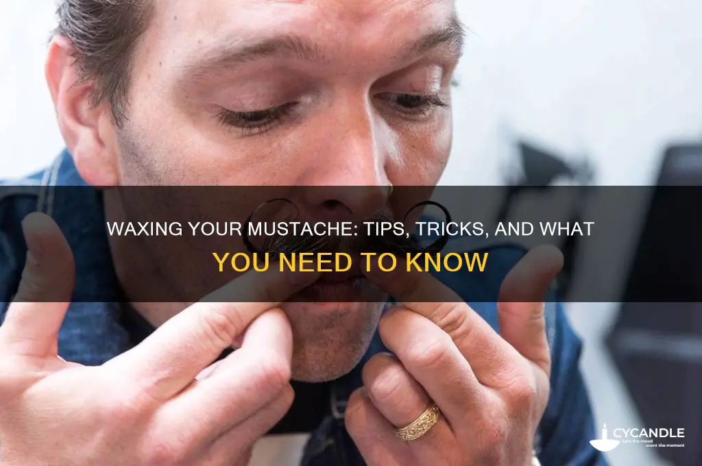 can you wax a mustache