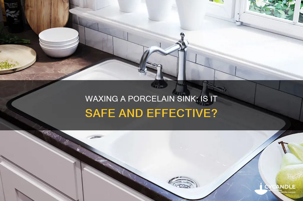 can you wax a porcelain sink