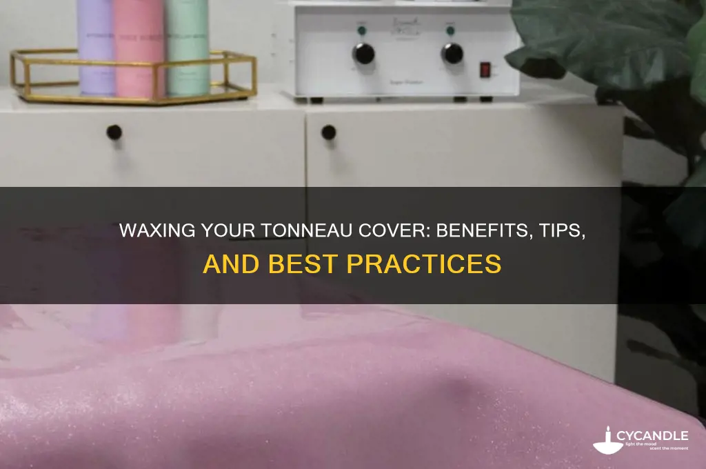 can you wax a tonneau cover