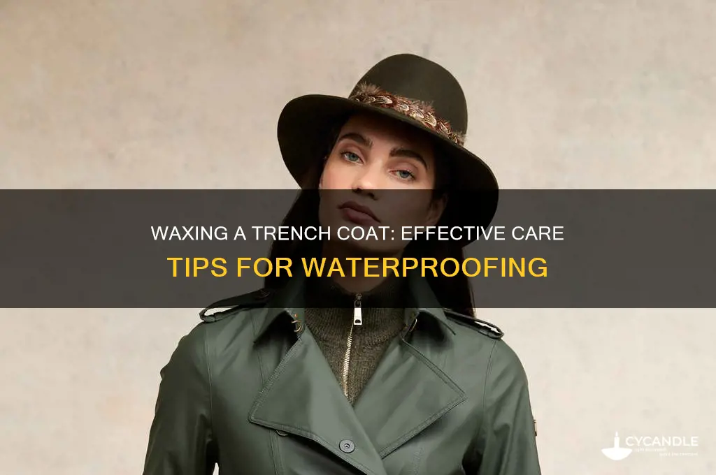 can you wax a trench