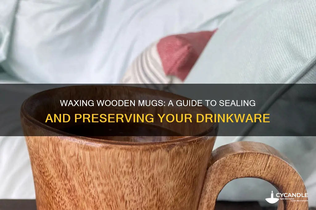 can you wax a wooden mug