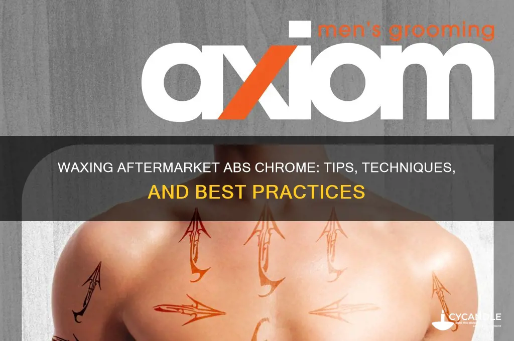 can you wax aftermarket abs chrome