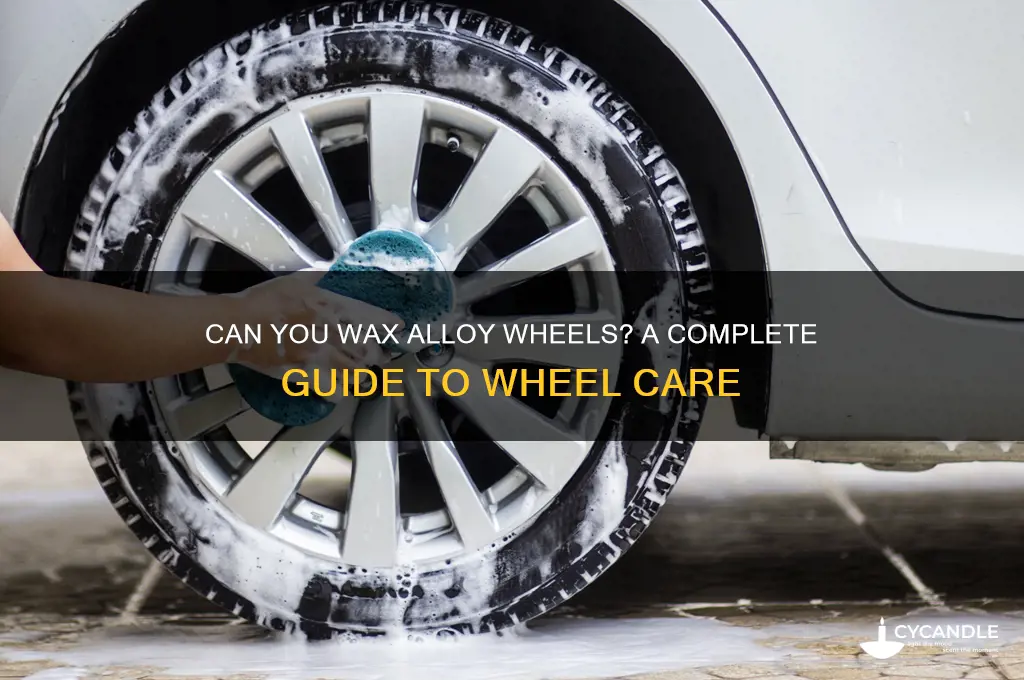 can you wax alloy wheels