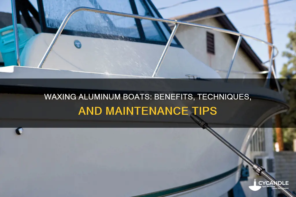 can you wax aluminum boat