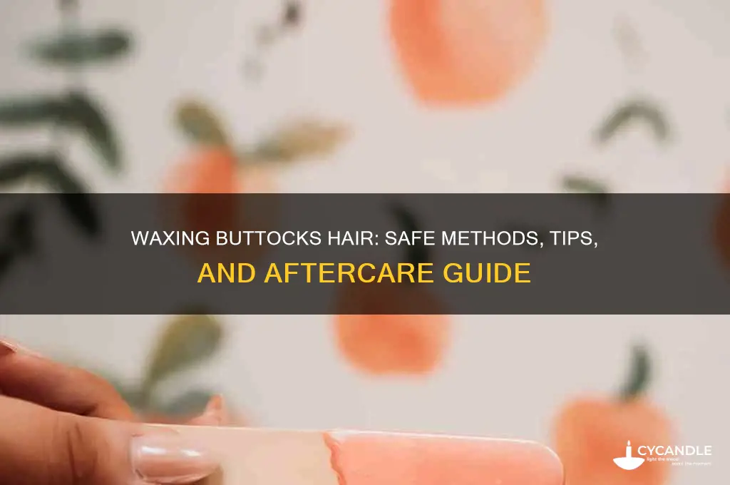 can you wax ass hair