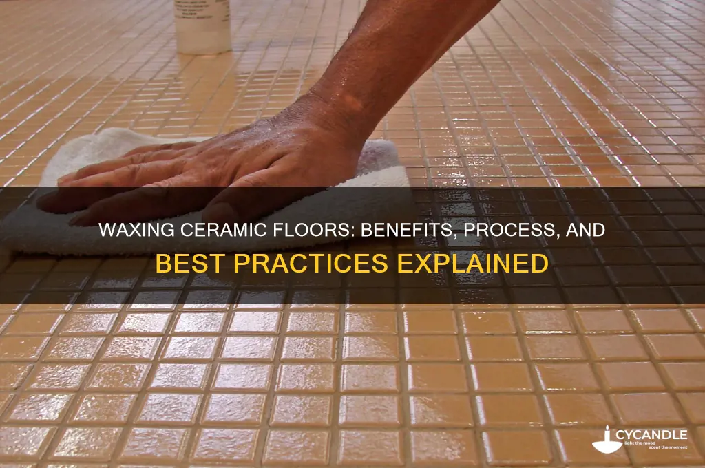 can you wax ceramic floors