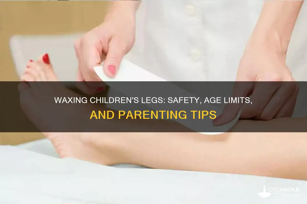 can you wax children