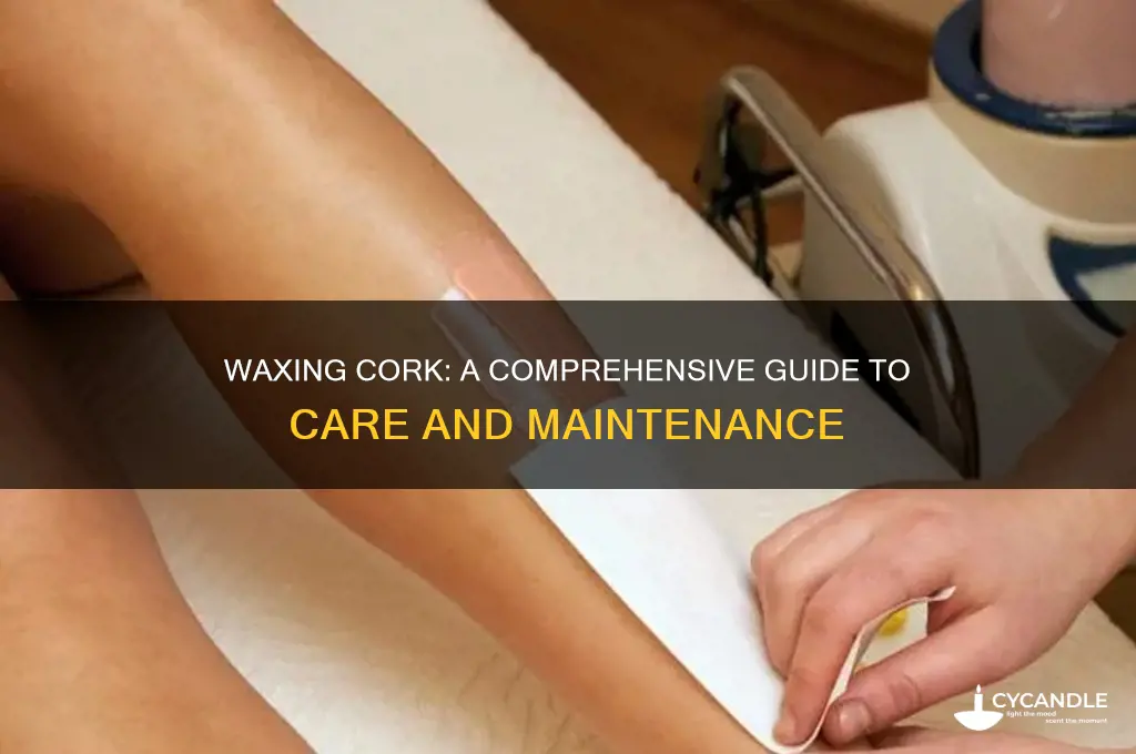 can you wax cork