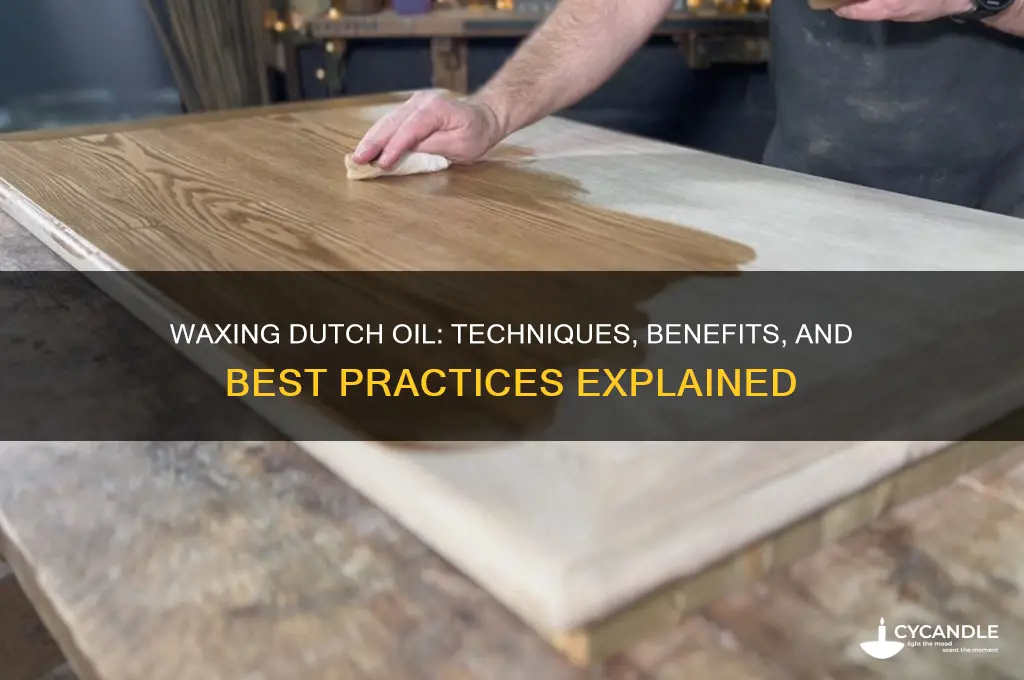 can you wax dutch oil