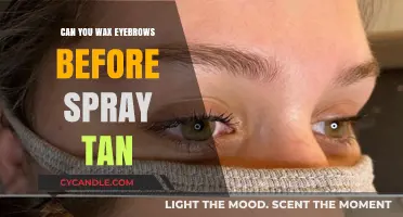 Waxing Eyebrows Before Spray Tan: Timing Tips for Flawless Results