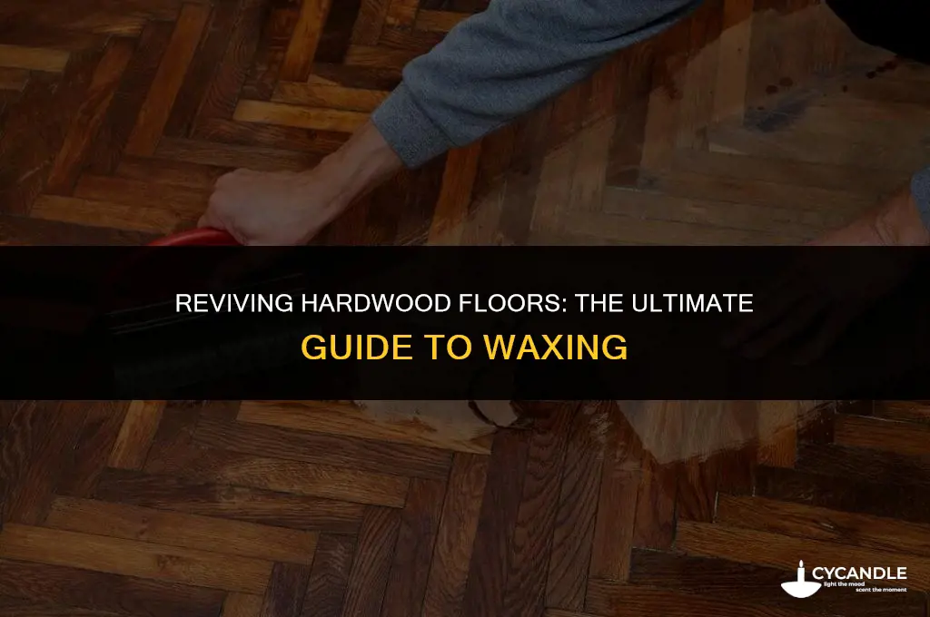 can you wax hardwood floors
