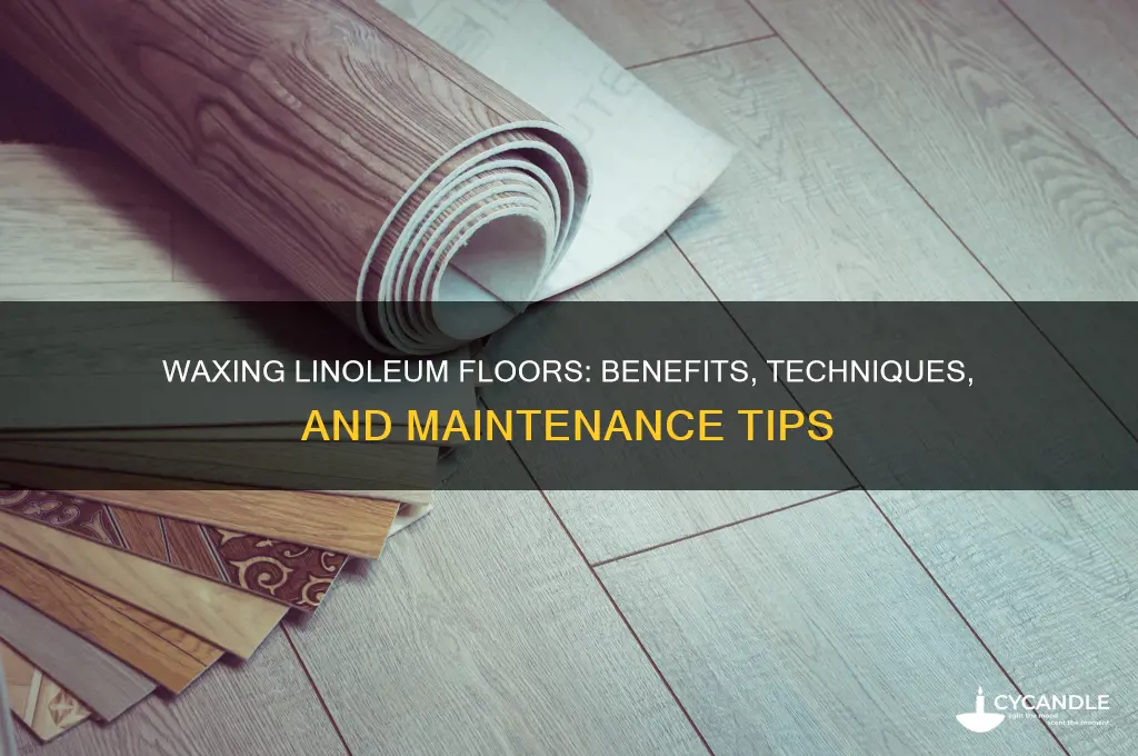 can you wax linoleum