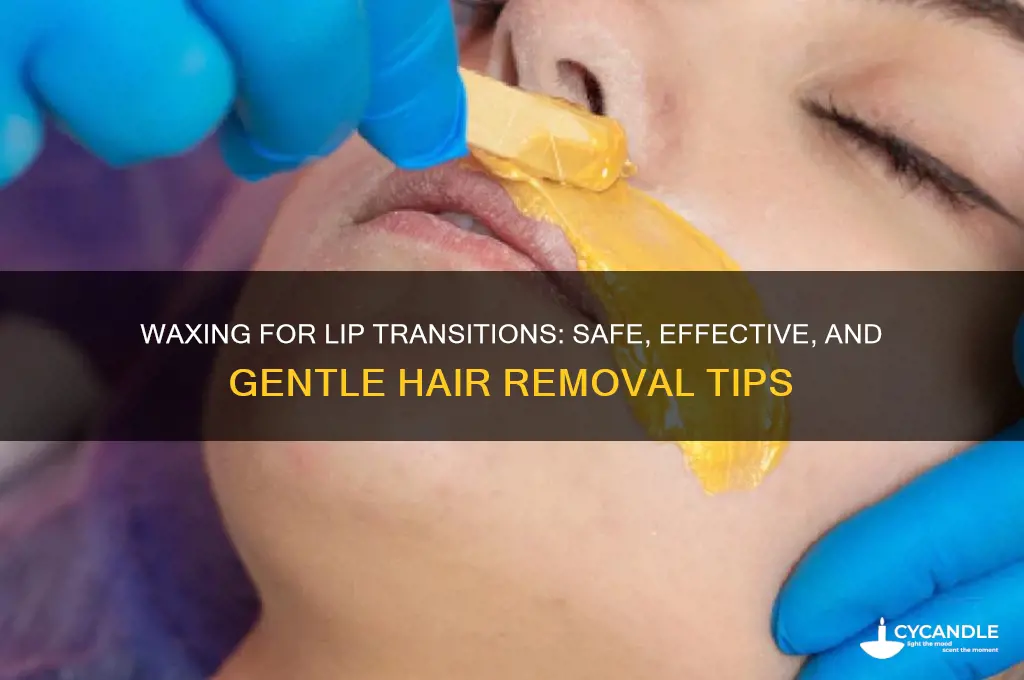 can you wax lip trans