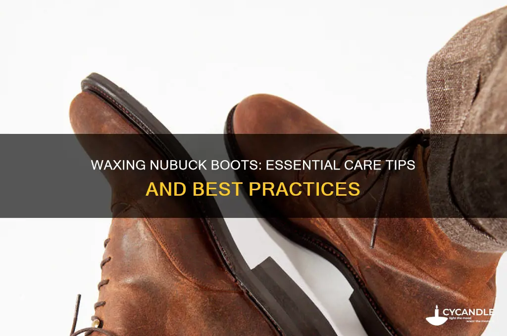 can you wax nubuck boots