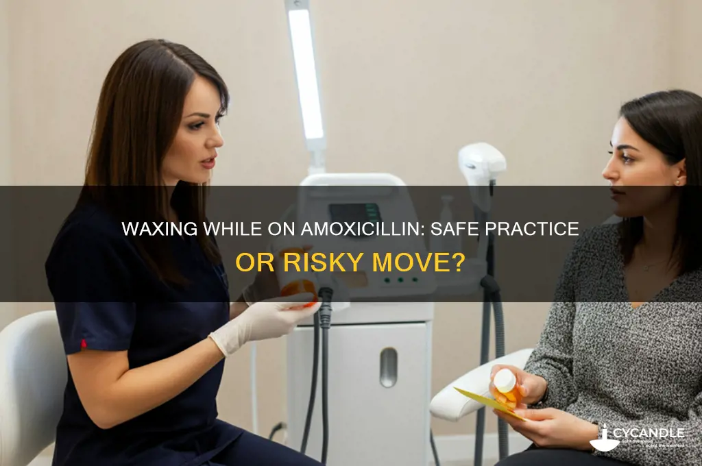 can you wax on amoxicillin