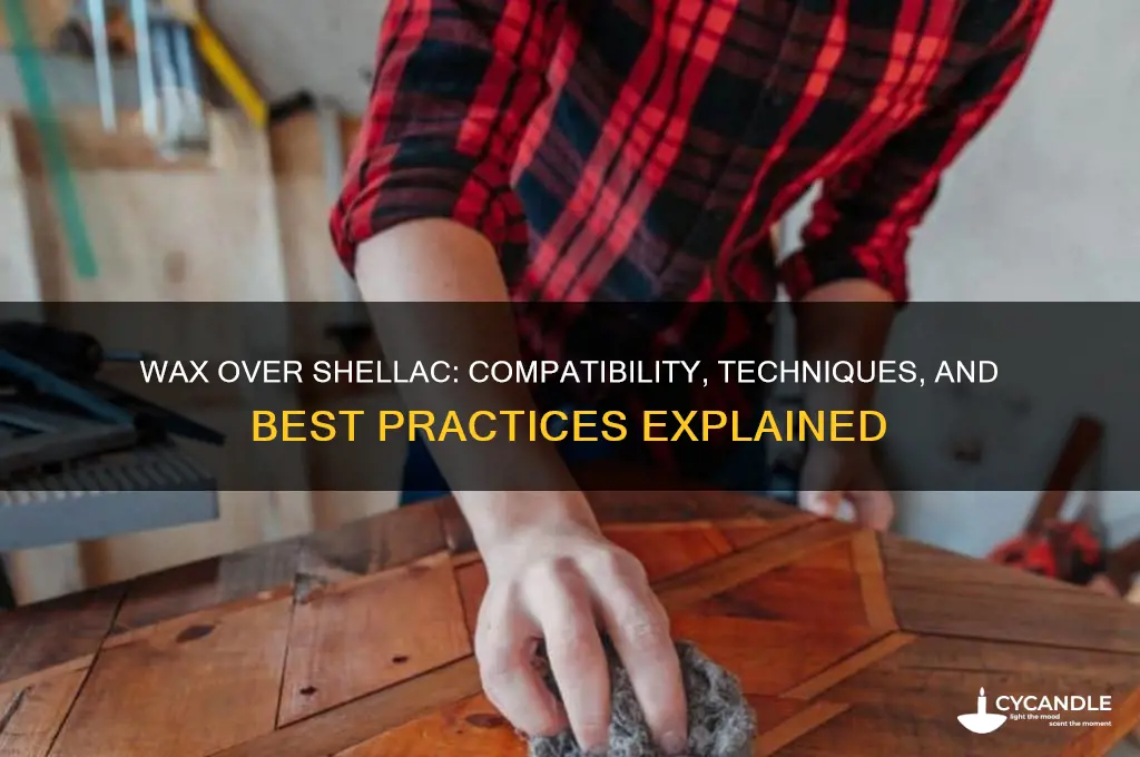 can you wax over a shellac finish