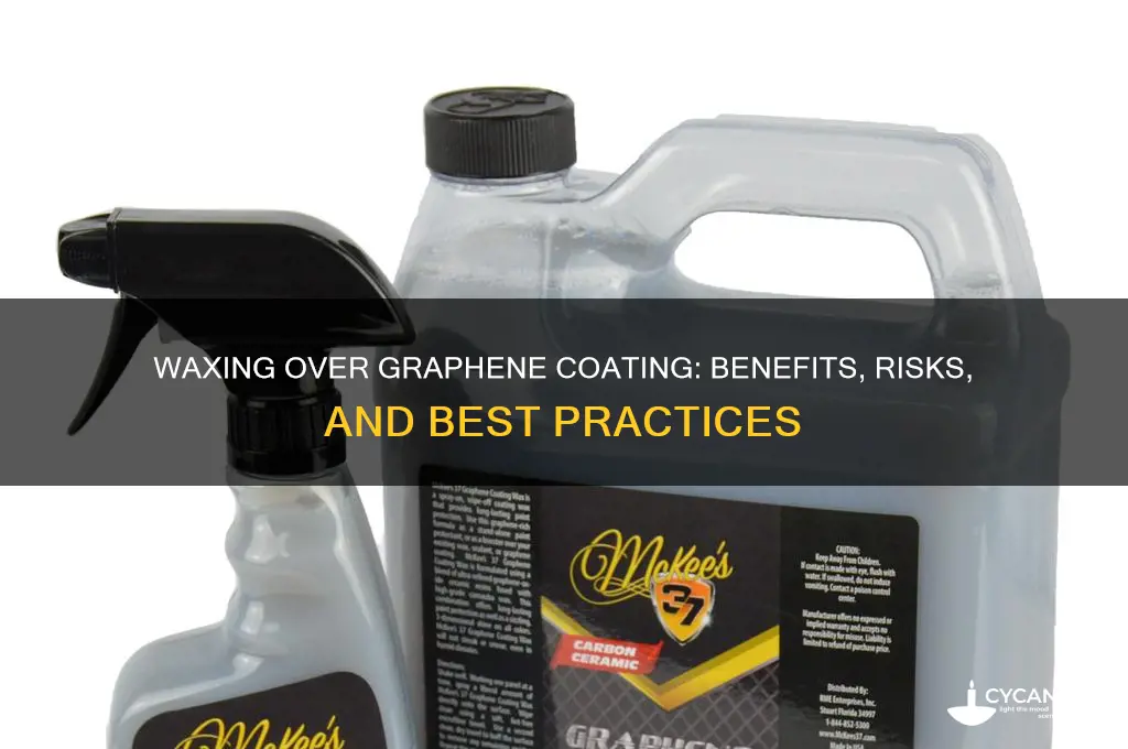 can you wax over graphene coating