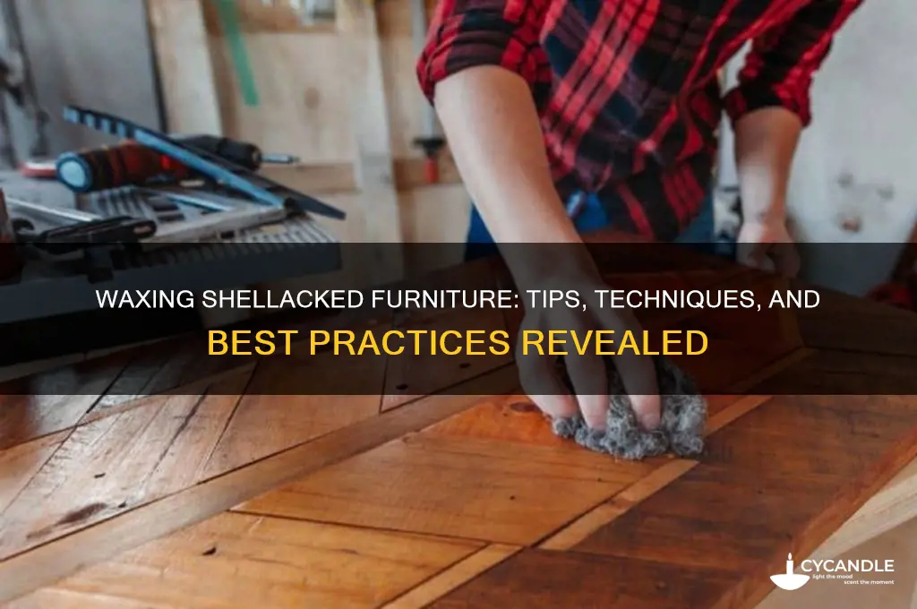 can you wax shellacked furniture