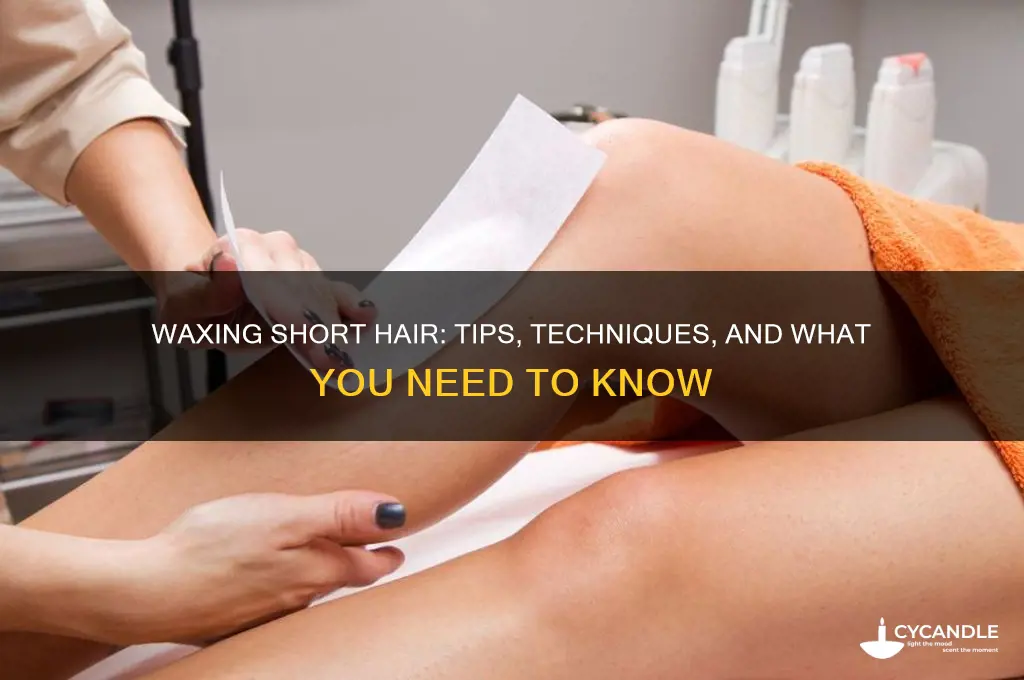 can you wax short hair