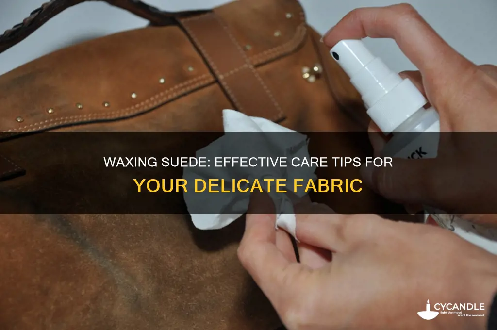 can you wax suede