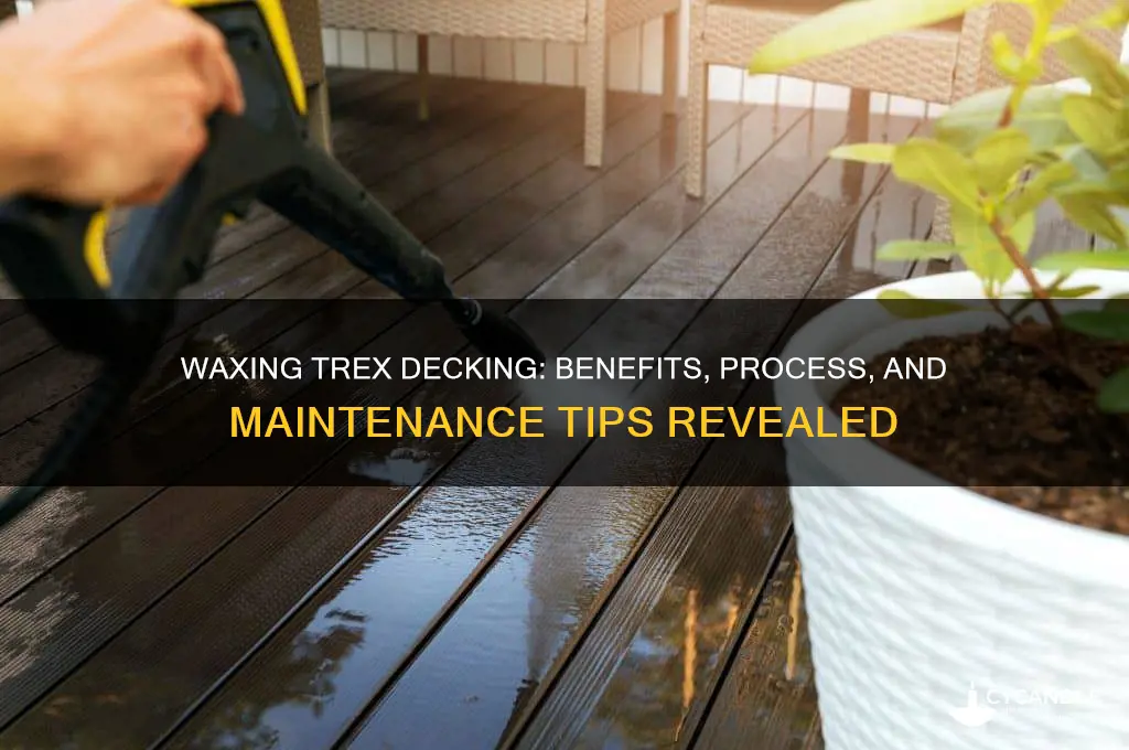 can you wax trex decking