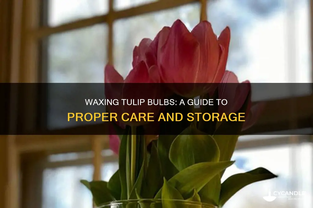 can you wax tulip bulbs