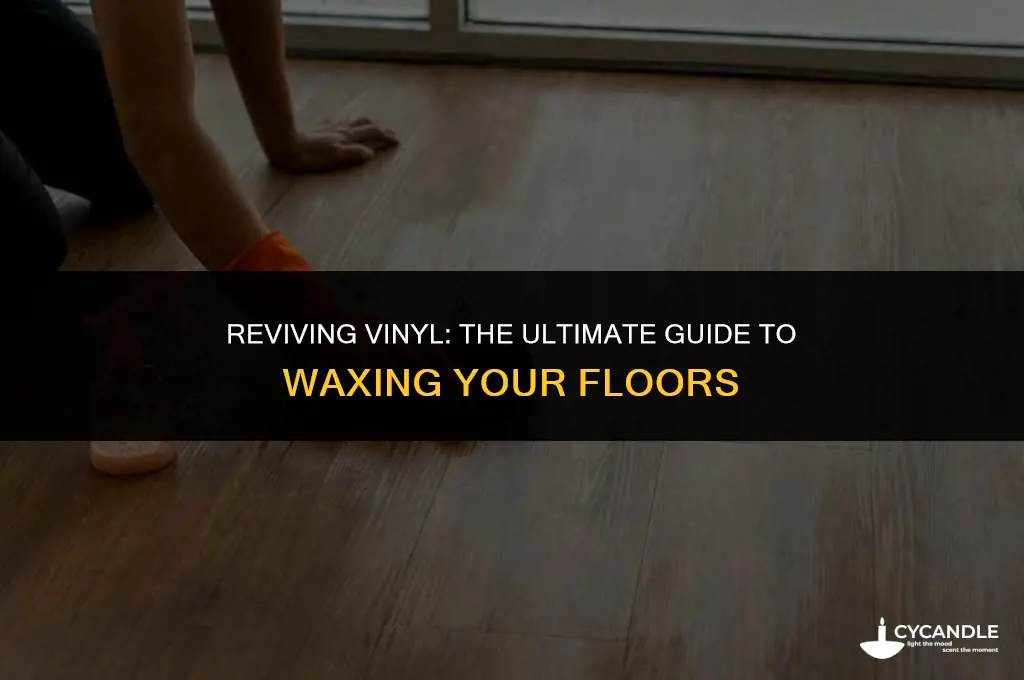 can you wax vinyl floors