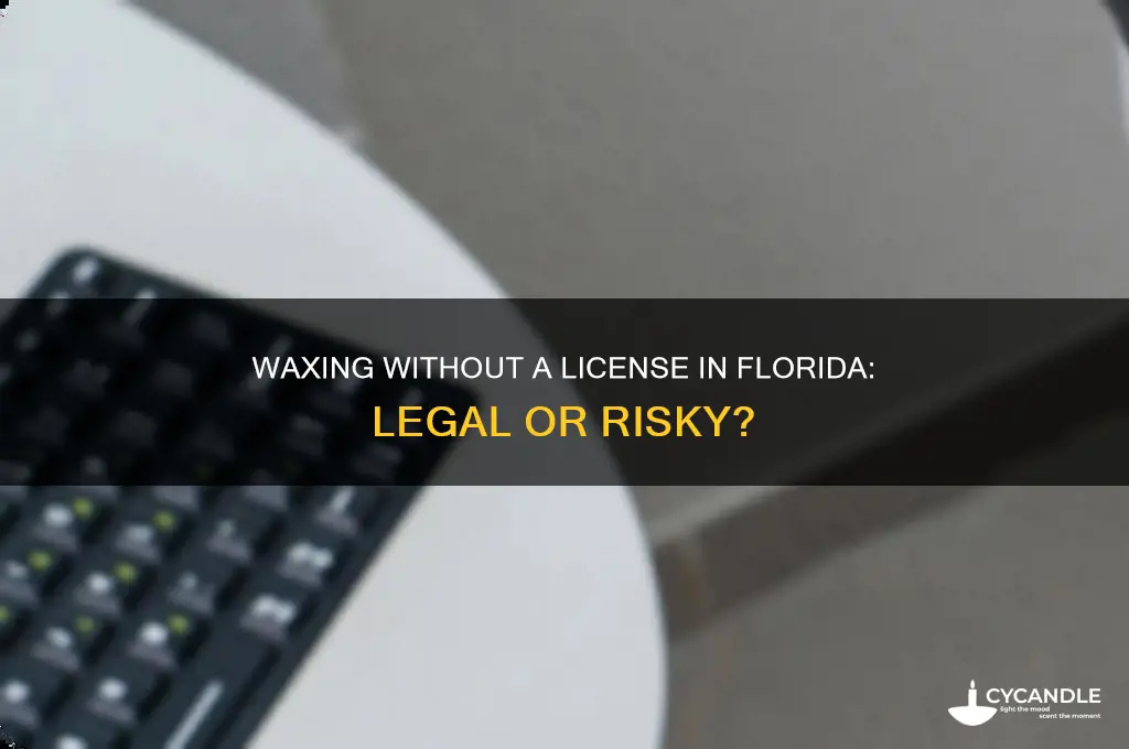 can you wax without a license in florida