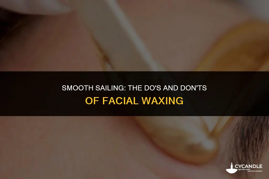 can you wax your face
