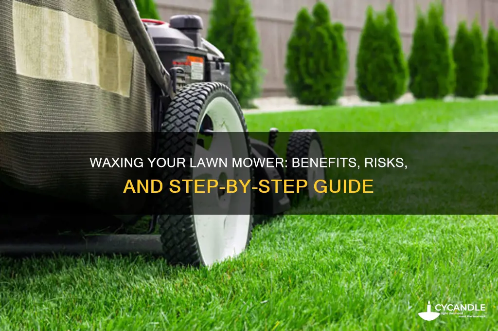 can you wax your lawn mower