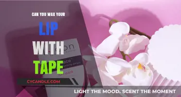 Waxing with Tape: A Lip Hair Removal Alternative?