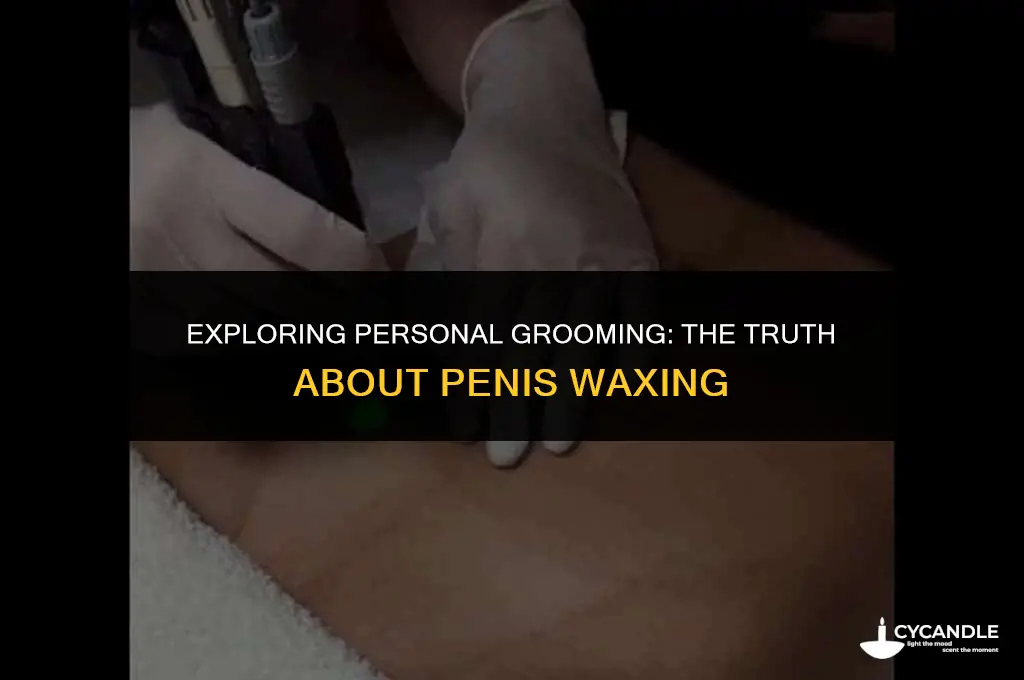 can you wax your penis