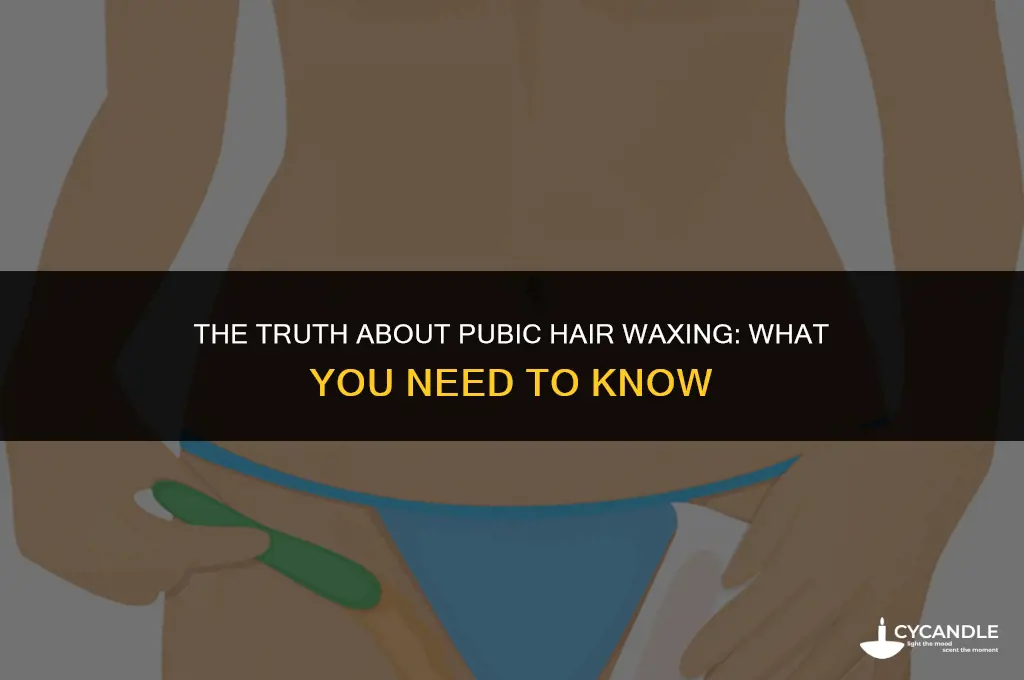 can you wax your pubes