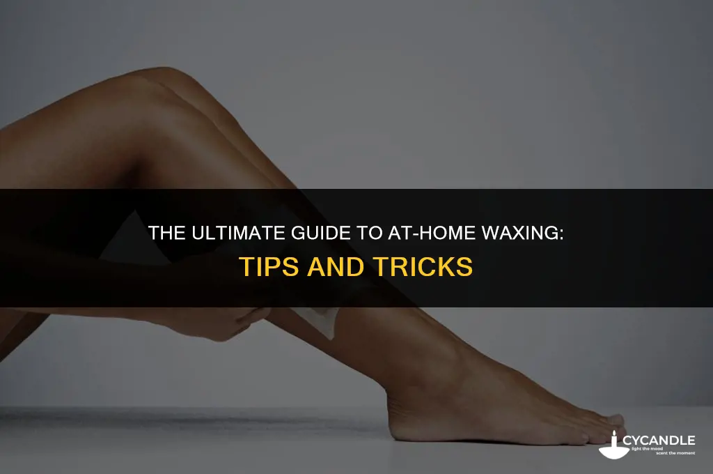 can you wax yourself