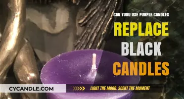 Purple Candles as Substitutes for Black Candles: A Magical Alternative?