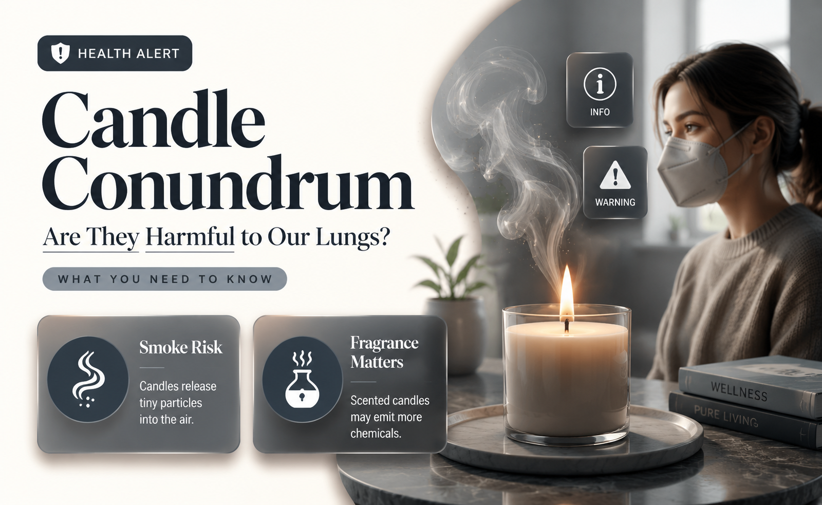 are candles bad for lungs