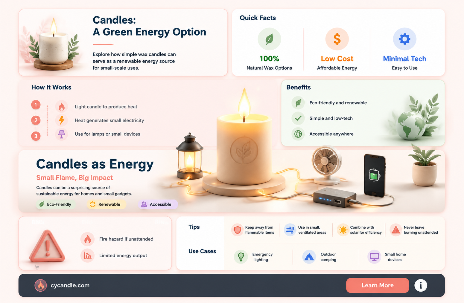 are candles a renewable energy source