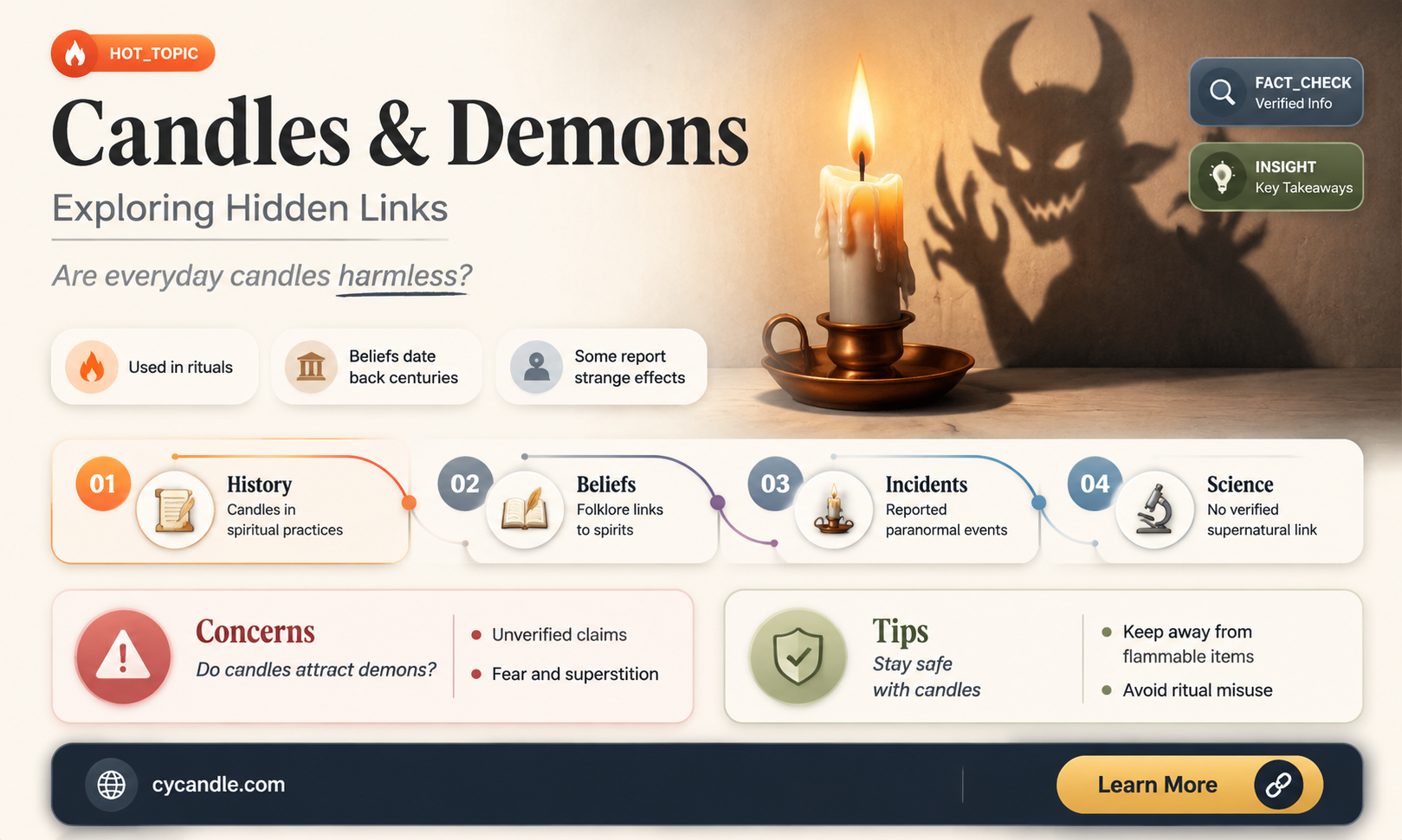 are candles demonic