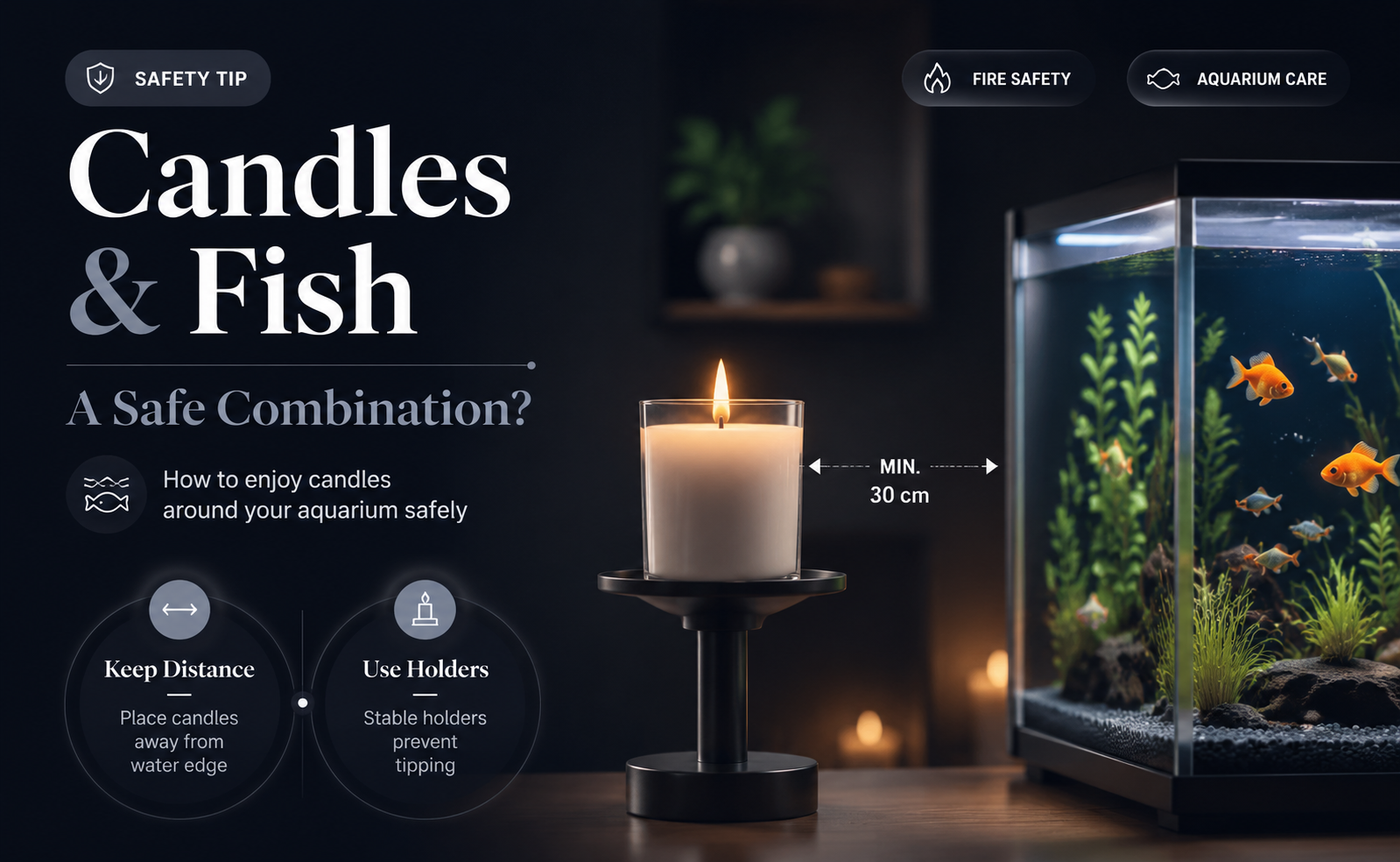 are candles bad for fish